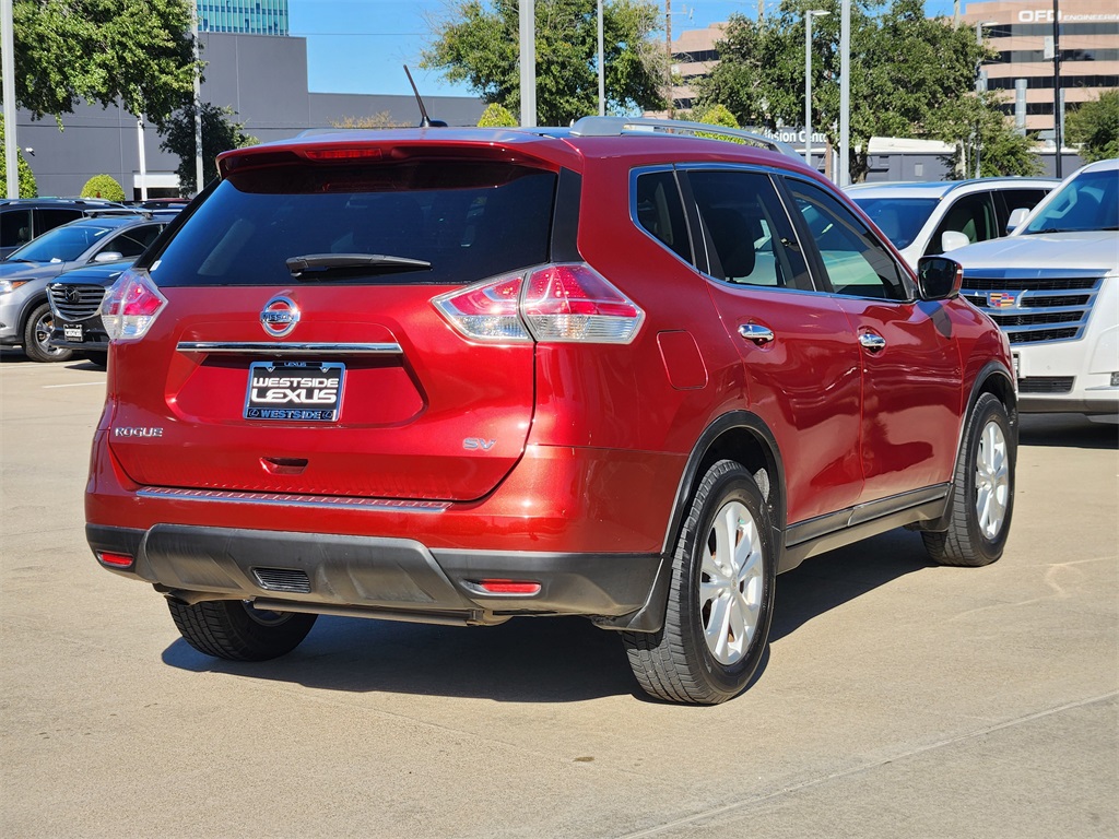 2015 Nissan Rogue SV Red at Don McGill Toyota