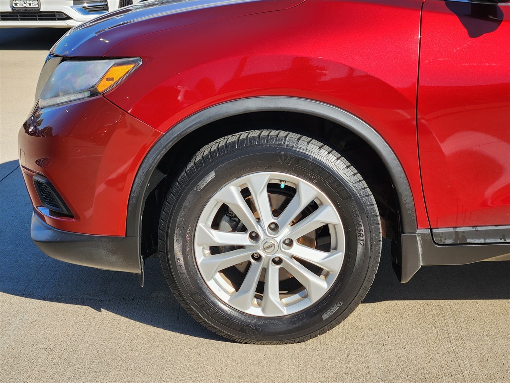 2015 Nissan Rogue SV Red at Don McGill Toyota