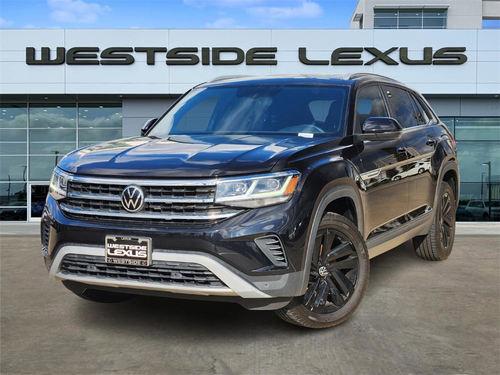 2022 Volkswagen Atlas Cross Sport 3.6L V6 SE w/Technology Black at DeMontrond Automotive Group
