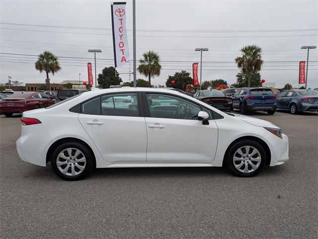2024 Toyota Corolla LE White at Stokes Volkswagen