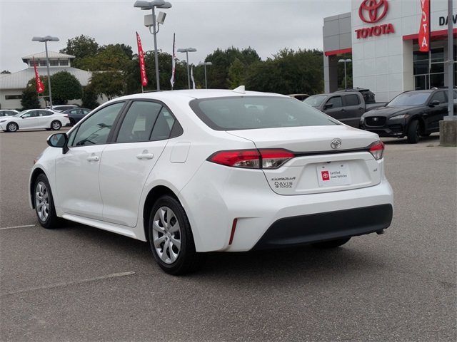 2024 Toyota Corolla LE White at Stokes Volkswagen