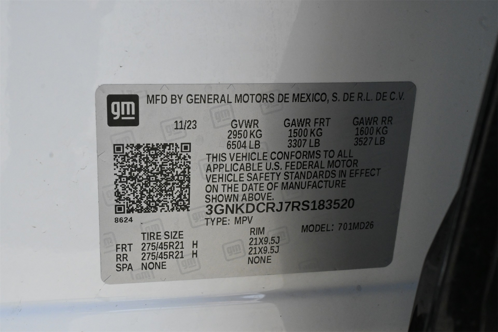 2024 Chevrolet Blazer EV RS White at Ultimate Motorsports