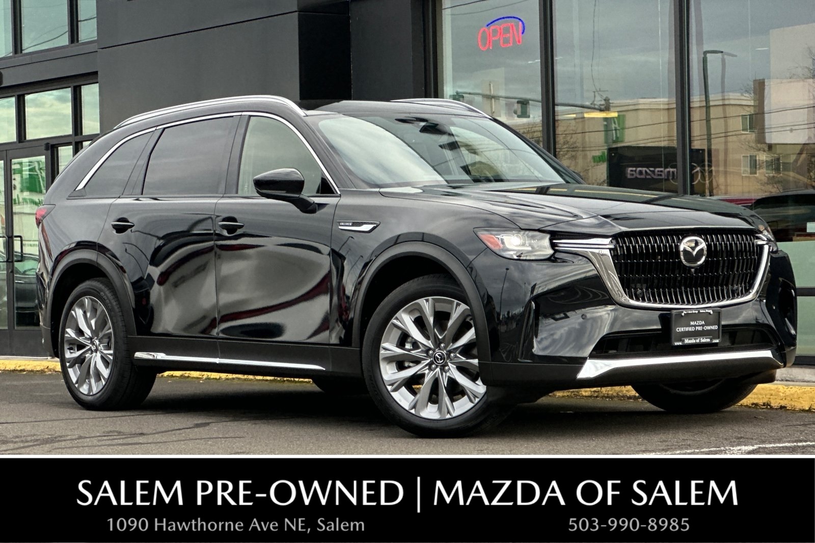 Jet Black 2025 Mazda CX-90 SUV / Crossover All-Wheel Drive 8-Speed Automatic