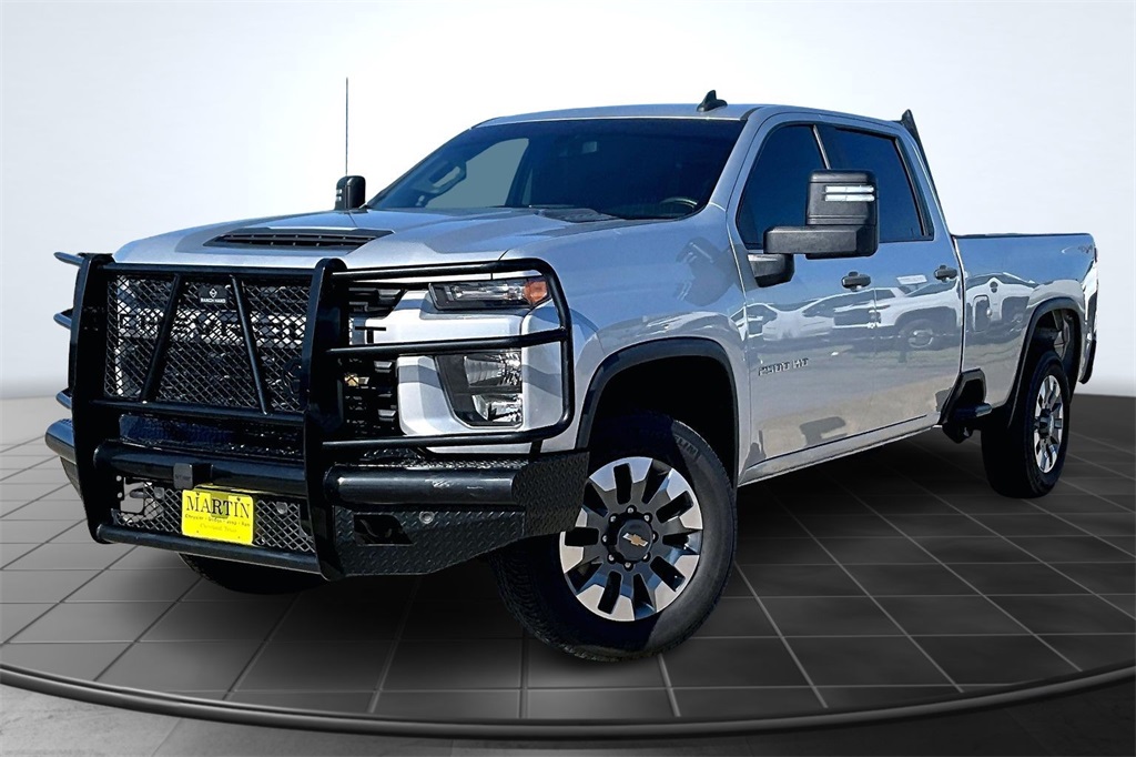 2022 Chevrolet Silverado 2500HD Custom Silver at DeMontrond Auto Country