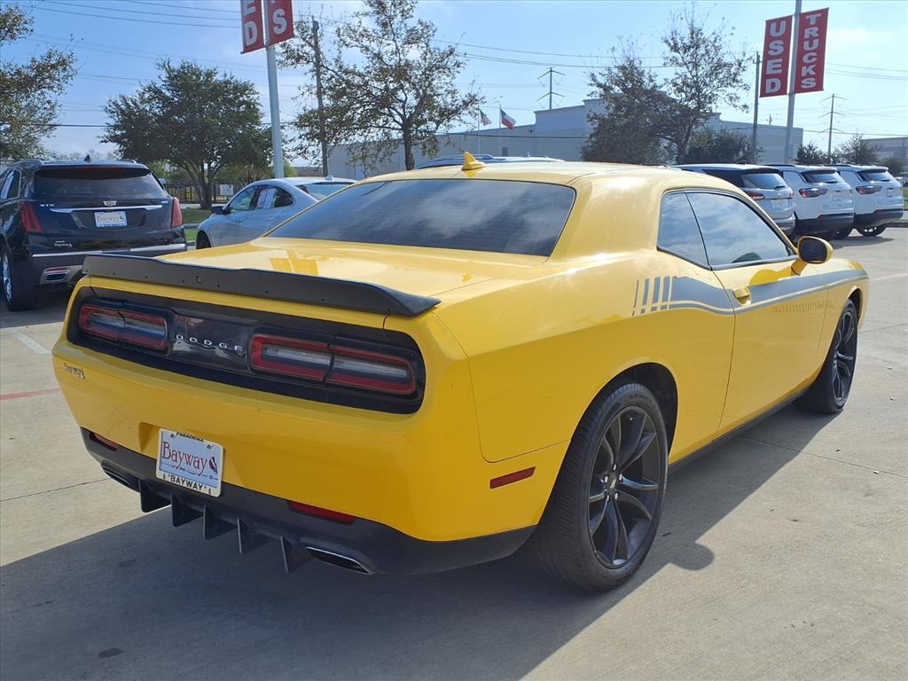 2018 Dodge Challenger SXT Yellow at Bayshore Chrysler Jeep Dodge Ram