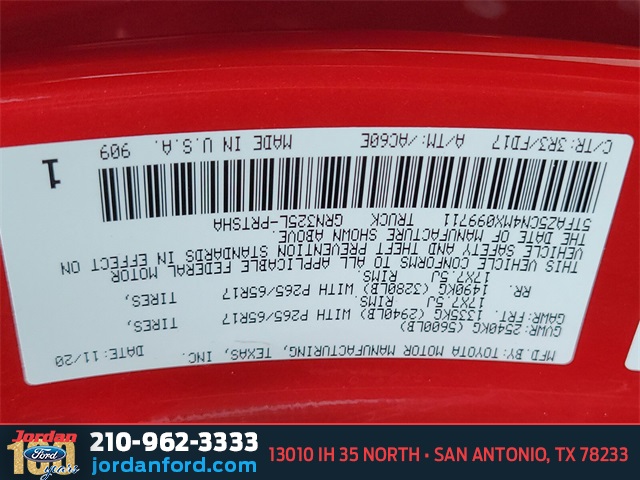 Used Car 2021 Toyota Tacoma  Trd Sport For Sale Under $35,000 In San Antonio, Texas