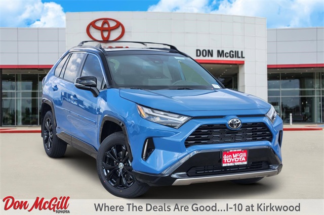 2025 Toyota RAV4 Hybrid XSE Blue at Don McGill Toyota