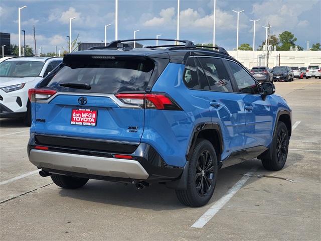 2025 Toyota RAV4 Hybrid XSE Blue at Don McGill Toyota