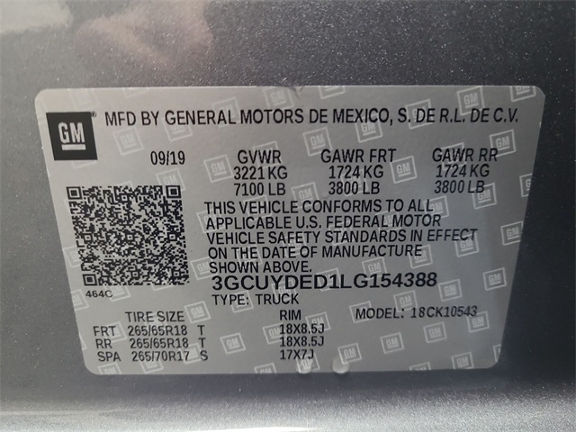 2020 – Chevrolet – Silverado 1500