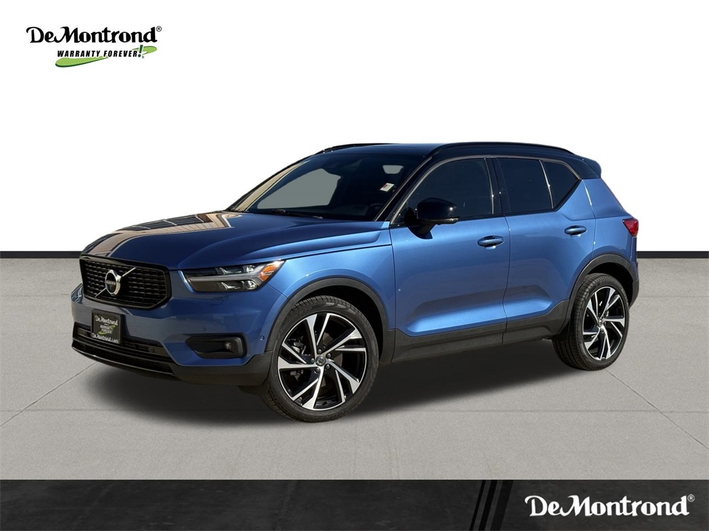 2021 Volvo XC40 R-Design Blue at DeMontrond Automotive Group