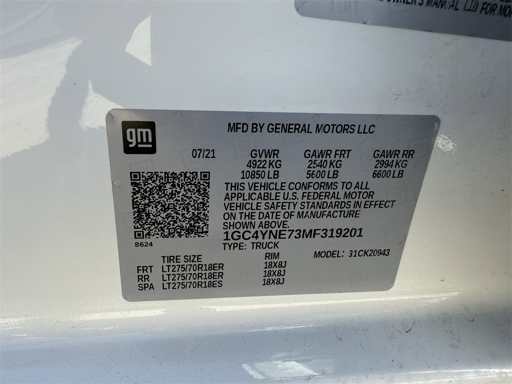 2021 Chevrolet Silverado 2500HD LT White at Big Star Chrysler Jeep Dodge Ram 