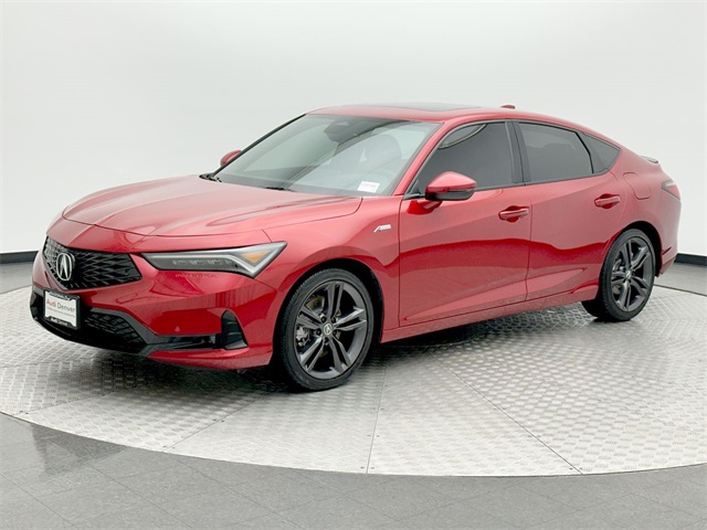 Red 2025 Acura Integra FWD with Technology and A-SPEC Package Sedan Front-Wheel Drive Manual