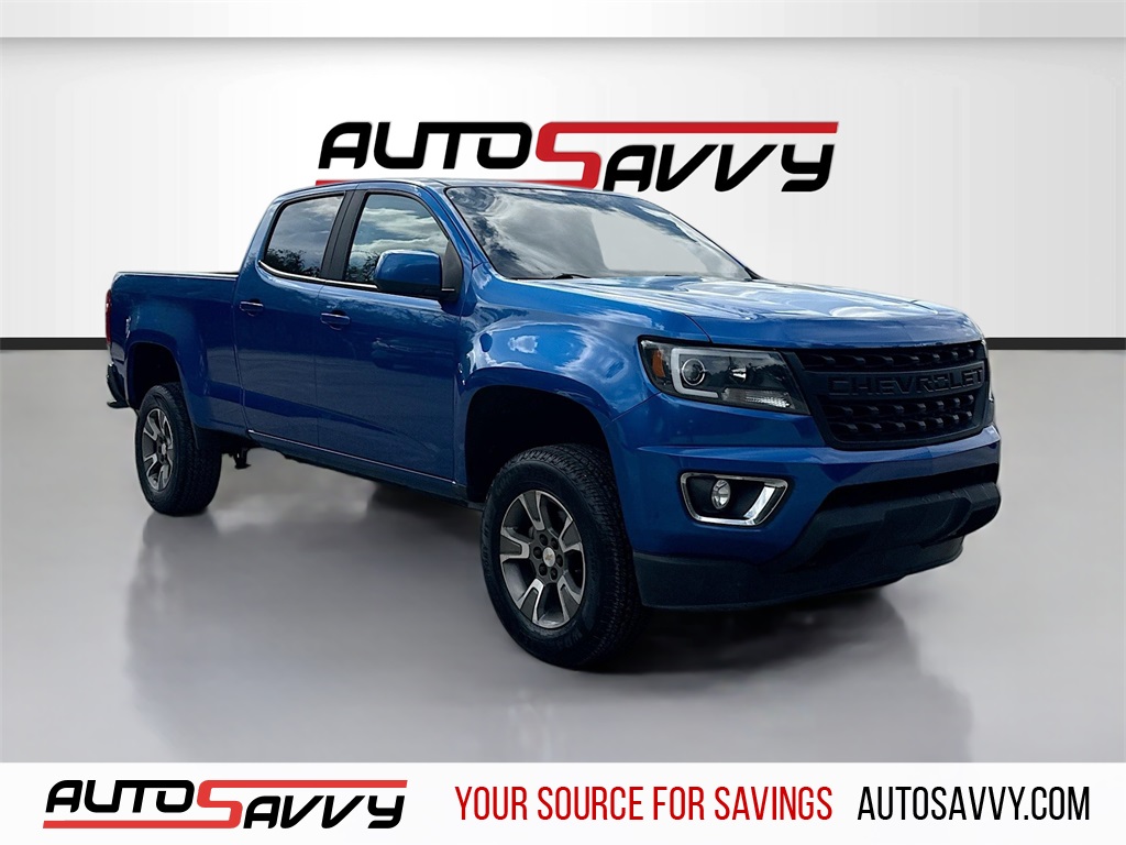 2019 Chevrolet Colorado Z71 Blue at Shottenkirk Kia Fort Bend