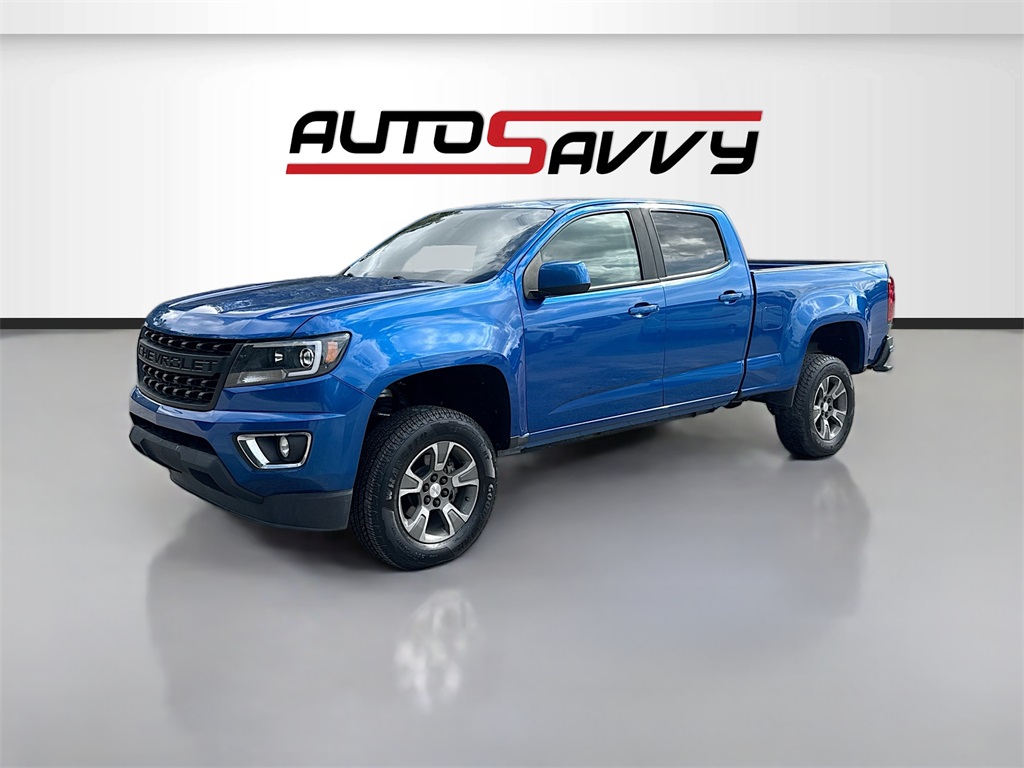 2019 Chevrolet Colorado Z71 Blue at Shottenkirk Kia Fort Bend