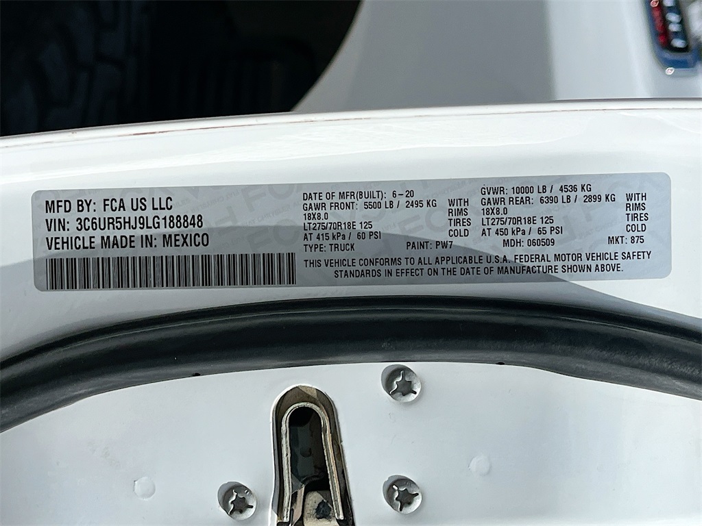 2020 Ram 2500 Tradesman White at Big Star Chrysler Jeep Dodge Ram 