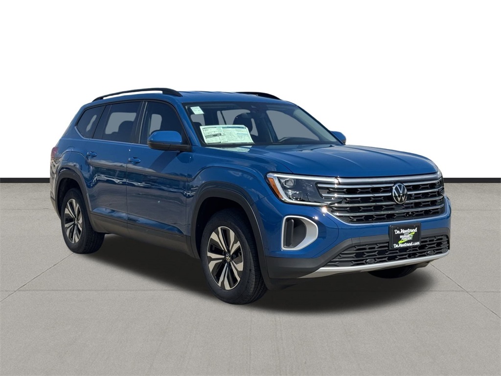 2025 Volkswagen Atlas 2.0T SE Blue at DeMontrond Auto Country