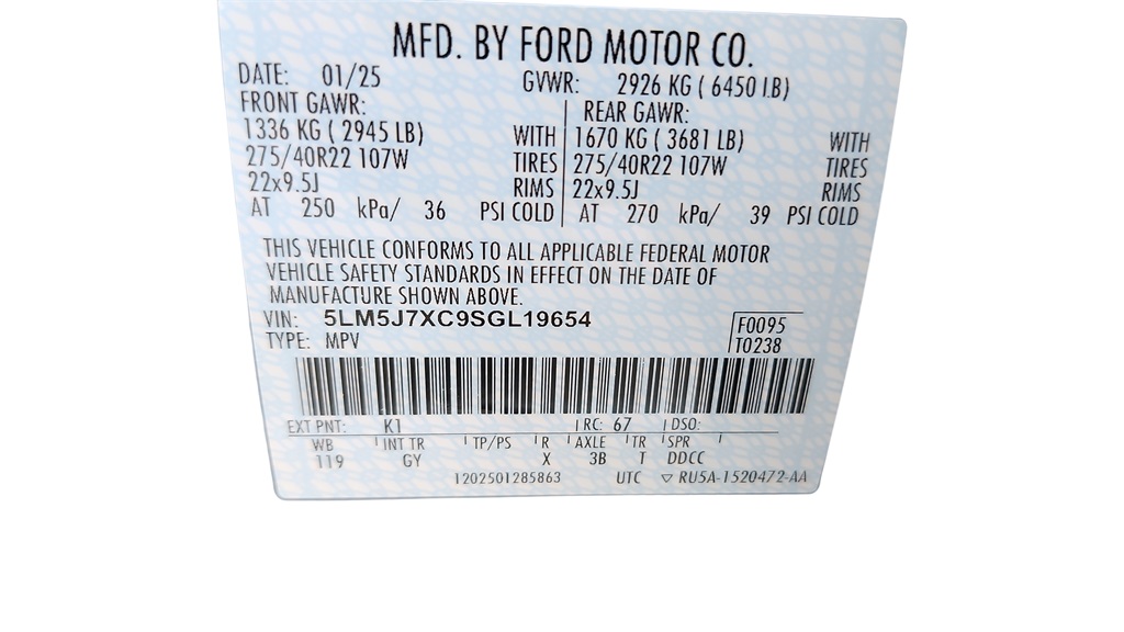 2025 Lincoln Aviator