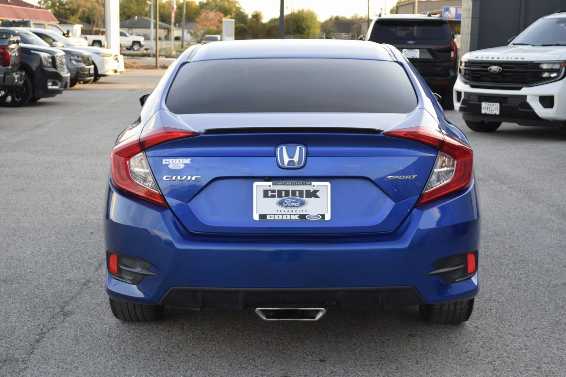 2021 Honda Civic Sport Blue at Emmons Autoplex