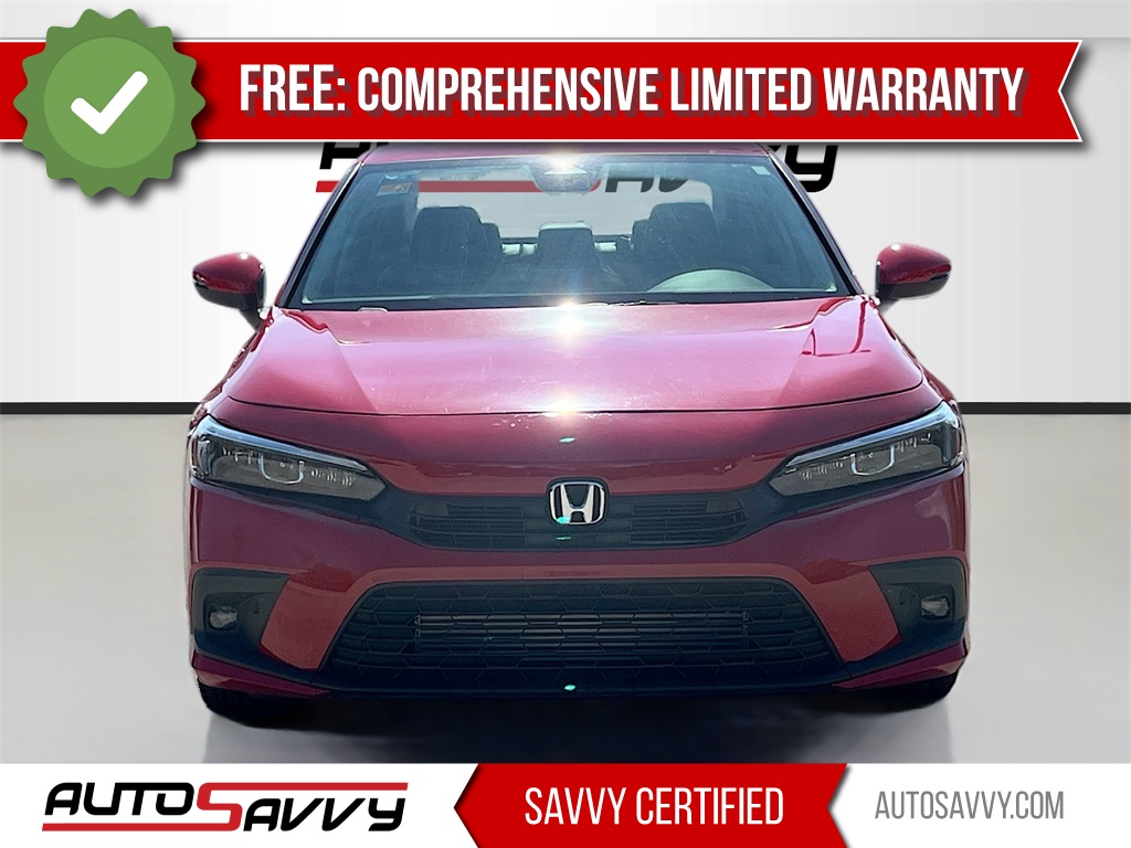 2024 Honda Civic Touring Red at South Houston Nissan