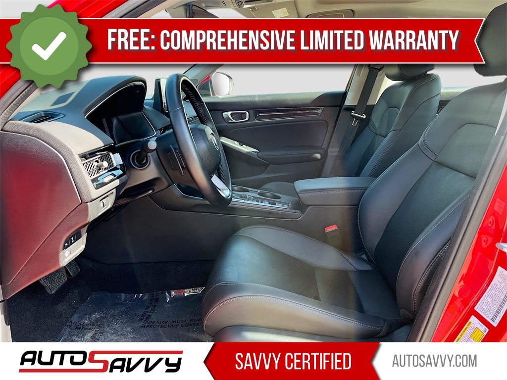 2024 Honda Civic Touring Red at South Houston Nissan