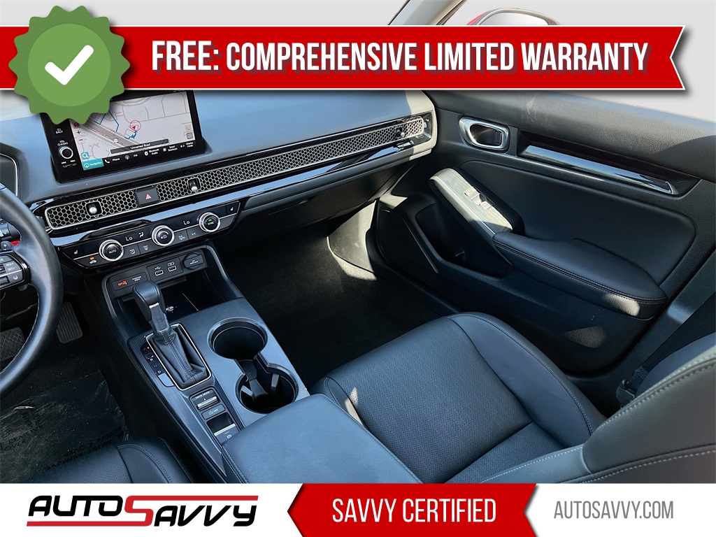 2024 Honda Civic Touring Red at South Houston Nissan