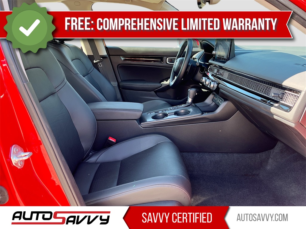 2024 Honda Civic Touring Red at South Houston Nissan