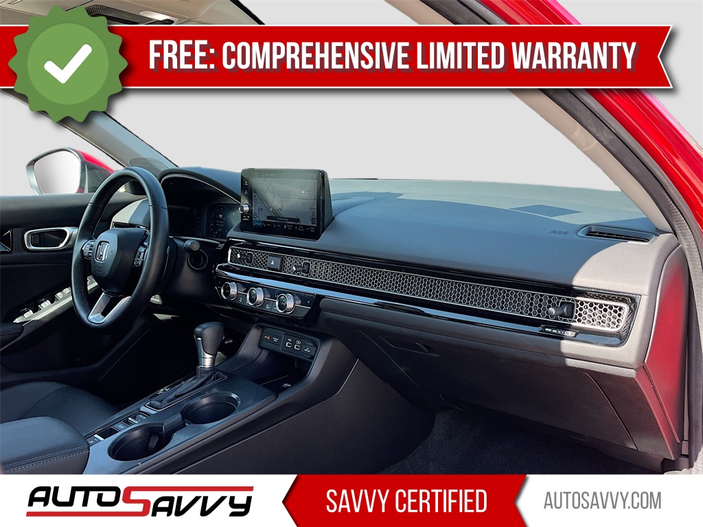 2024 Honda Civic Touring Red at South Houston Nissan