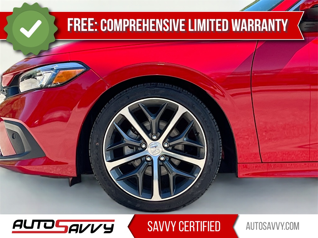 2024 Honda Civic Touring Red at South Houston Nissan