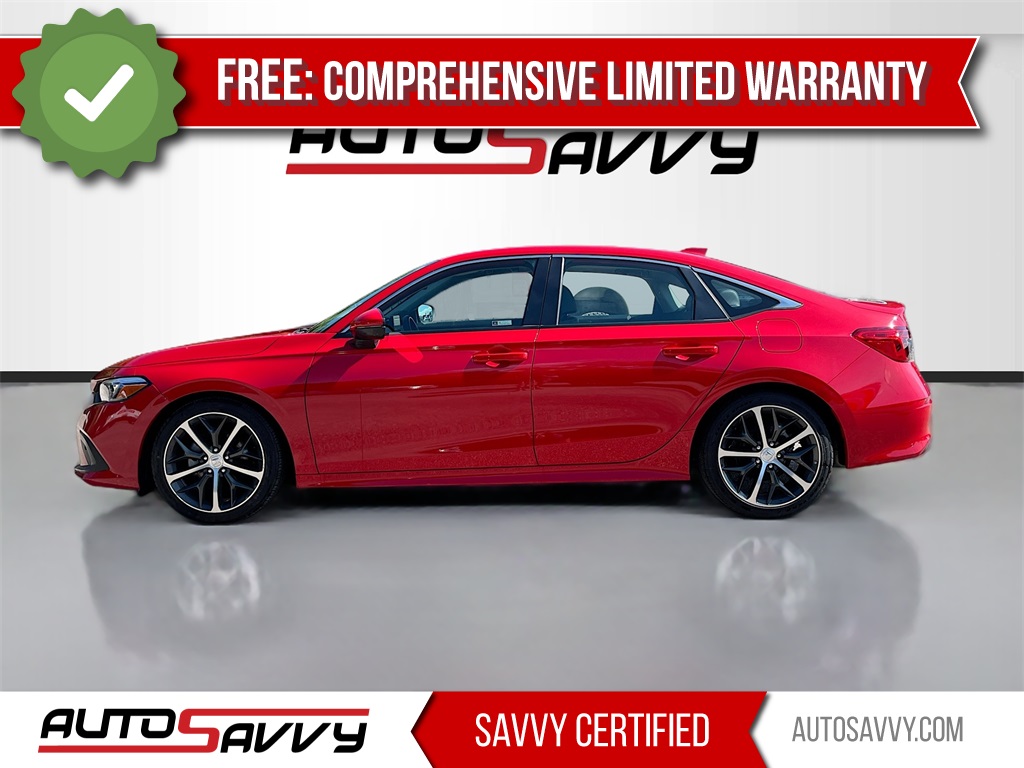 2024 Honda Civic Touring Red at South Houston Nissan