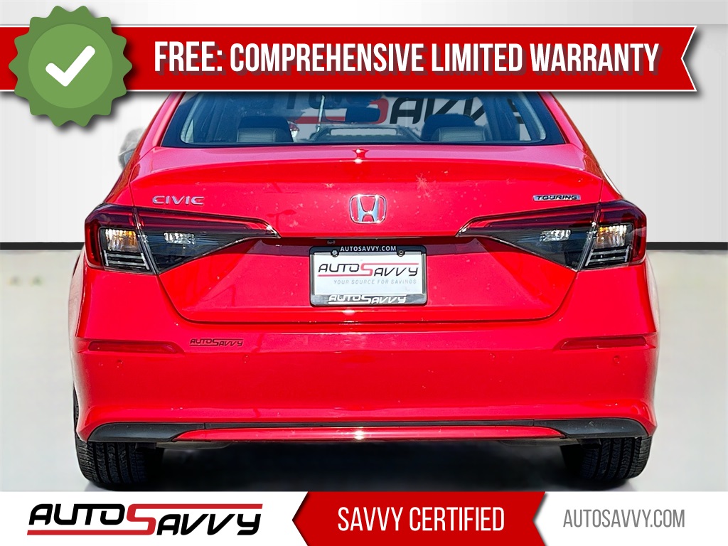 2024 Honda Civic Touring Red at South Houston Nissan