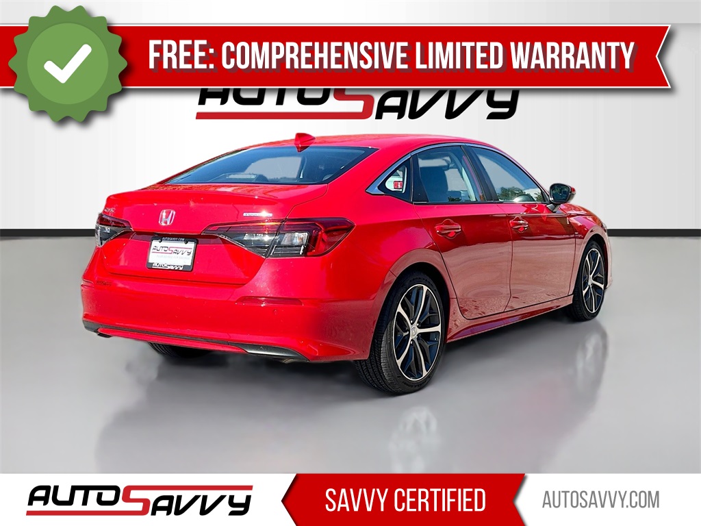 2024 Honda Civic Touring Red at South Houston Nissan