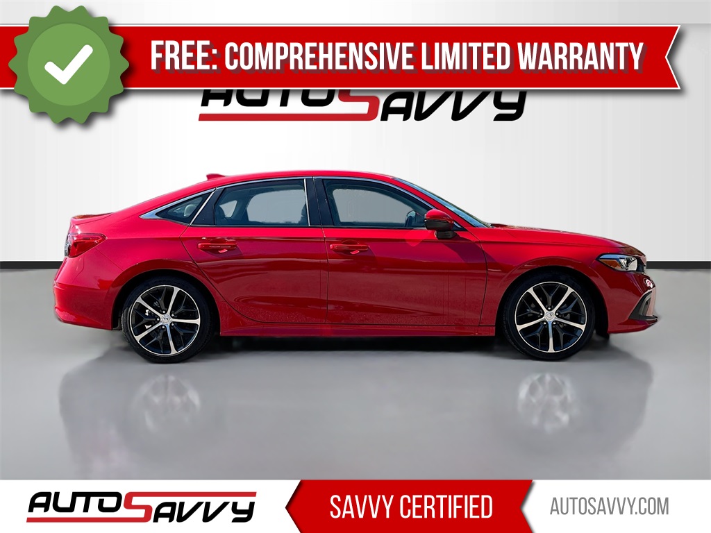 2024 Honda Civic Touring Red at South Houston Nissan