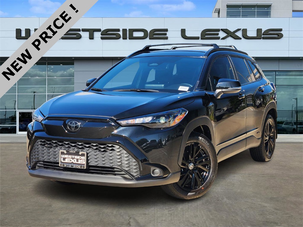 2024 Toyota Corolla Cross Hybrid Nightshade Black at Classic Chevrolet Galveston