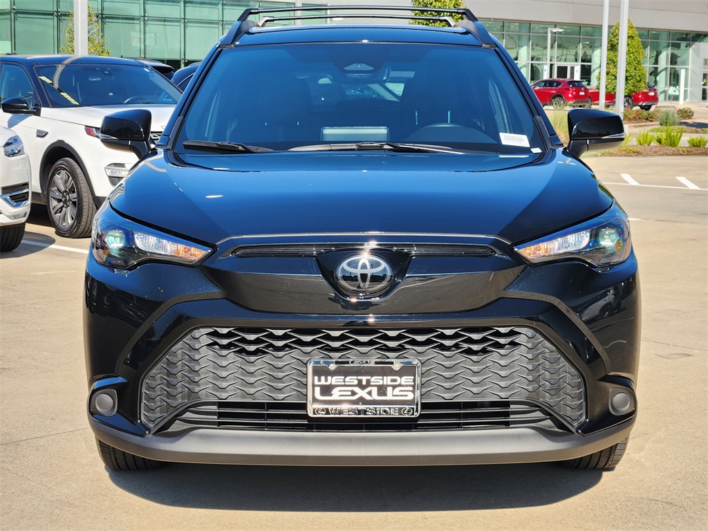 2024 Toyota Corolla Cross Hybrid Nightshade Black at Classic Chevrolet Galveston