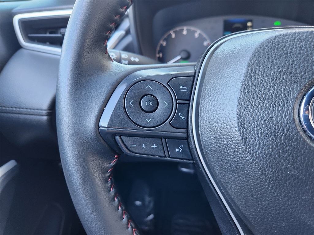 2024 Toyota Corolla Cross Hybrid Nightshade Black at Classic Chevrolet Galveston