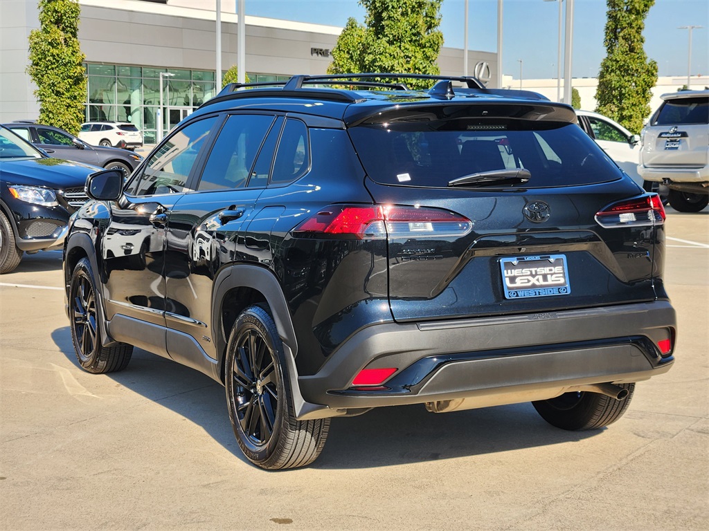 2024 Toyota Corolla Cross Hybrid Nightshade Black at Classic Chevrolet Galveston