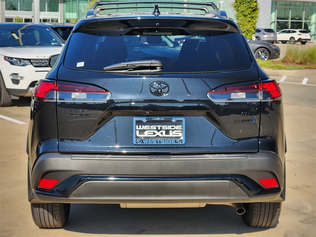 2024 Toyota Corolla Cross Hybrid Nightshade Black at Classic Chevrolet Galveston