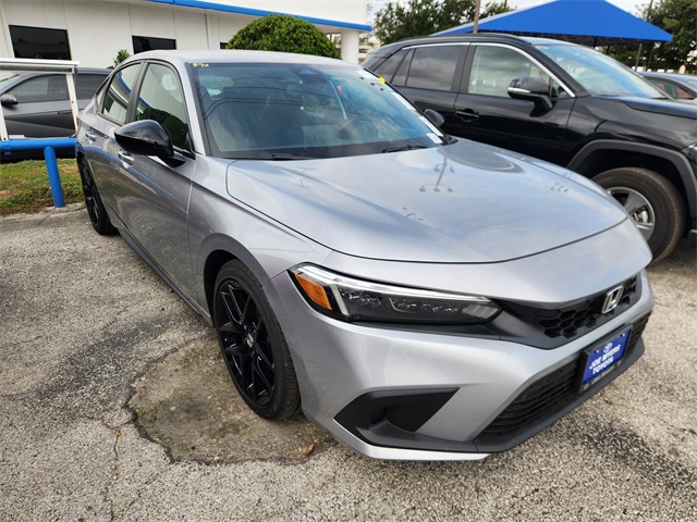 2024 Honda Civic Sport Silver at Emmons Autoplex