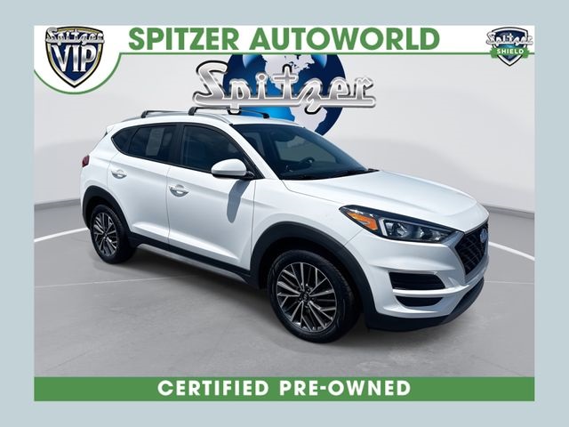 Winter White 2021 Hyundai Tucson SEL FWD SUV / Crossover Front-Wheel Drive 6-Speed Automatic