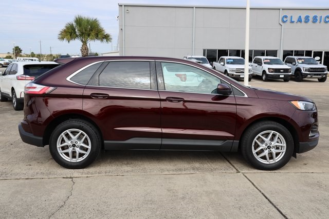 2023 Ford Edge SEL Red at Classic Chevrolet Galveston