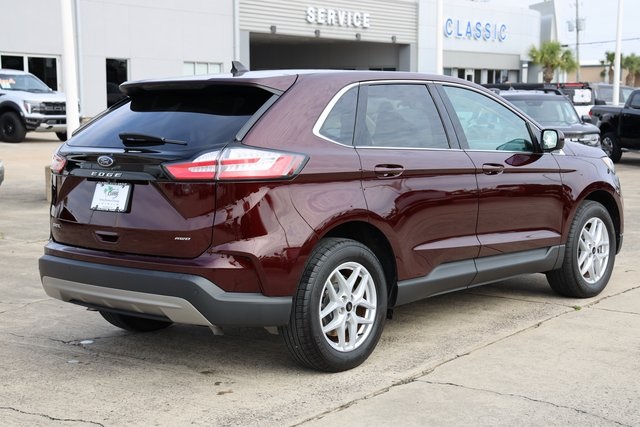 2023 Ford Edge SEL Red at Classic Chevrolet Galveston