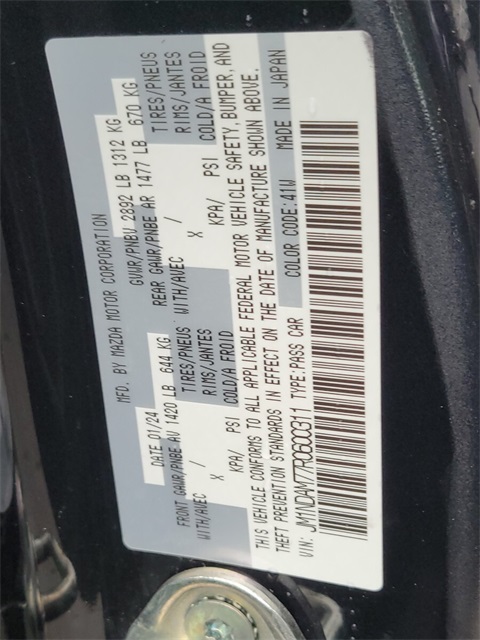 Used Car 2024 Mazda Mx-5 Miata Rf  Grand Touring For Sale Under $30,000 In San Antonio, Texas