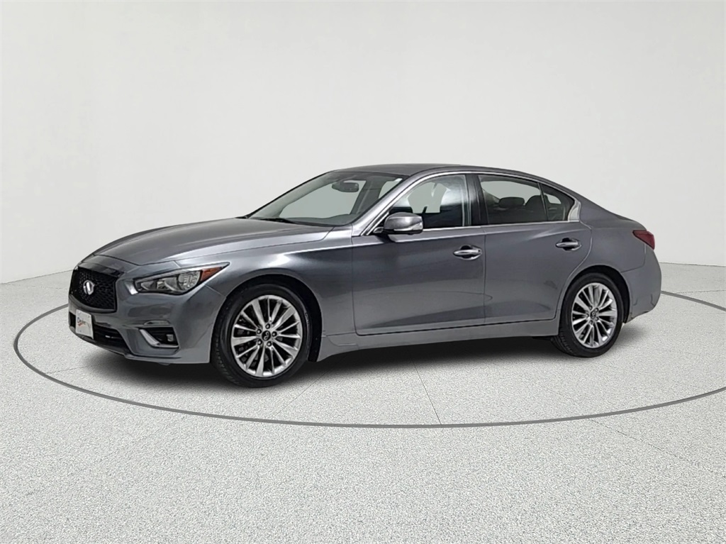 2021 INFINITI Q50 3.0t LUXE Gray at South Houston Nissan