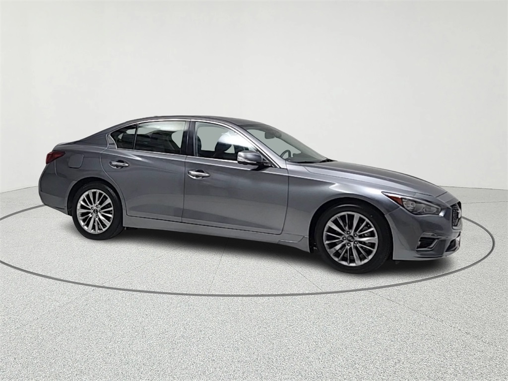 2021 INFINITI Q50 3.0t LUXE Gray at South Houston Nissan
