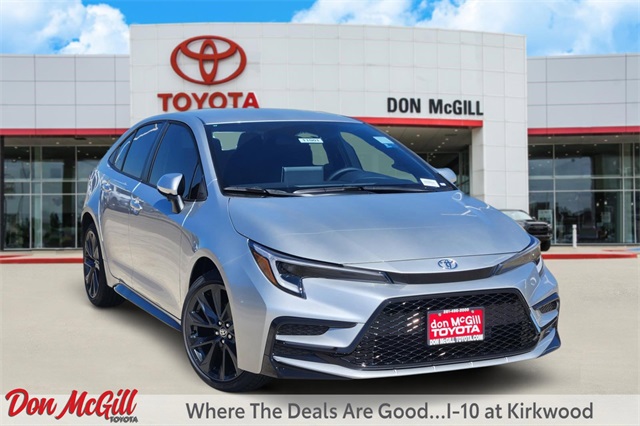 2026 Toyota Corolla Hybrid SE Silver at Baytown Hyundai