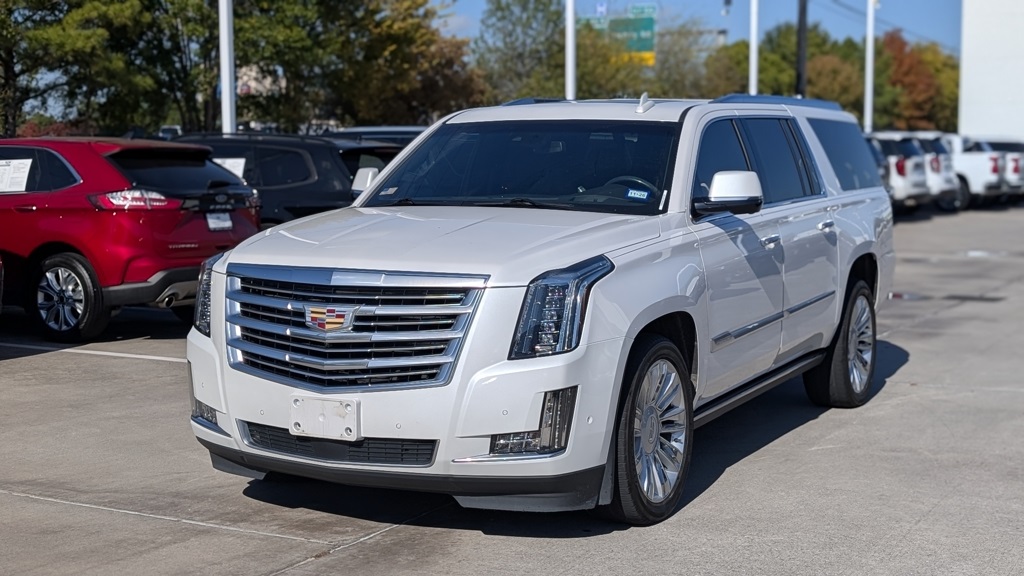 2019 Cadillac Escalade ESV Platinum Edition White at Bayway Cadillac of The Woodlands