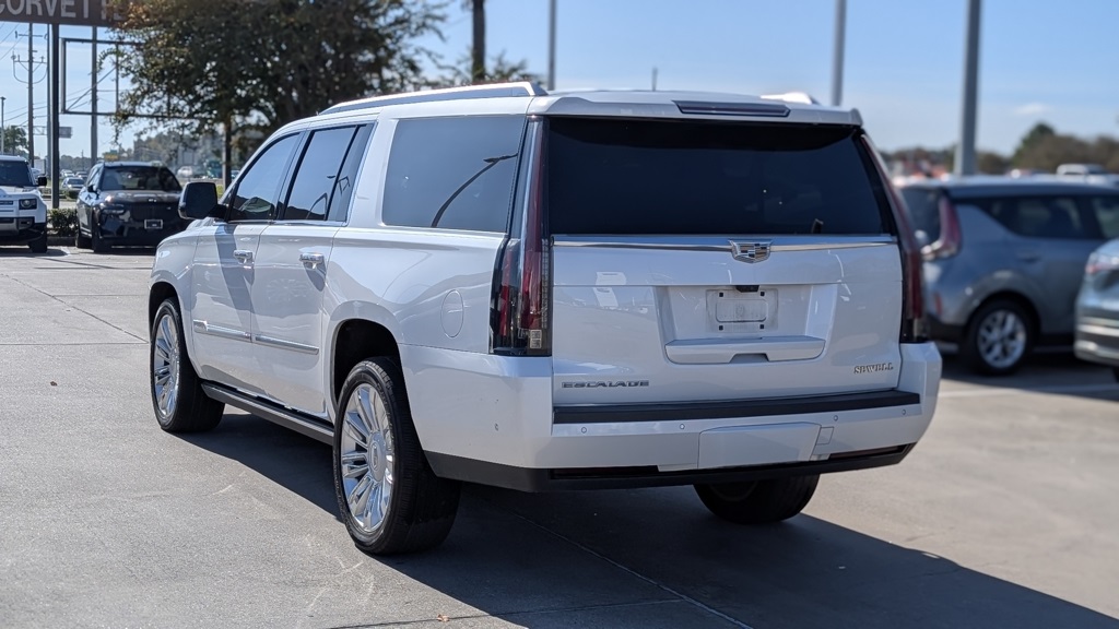 2019 Cadillac Escalade ESV Platinum Edition White at Bayway Cadillac of The Woodlands