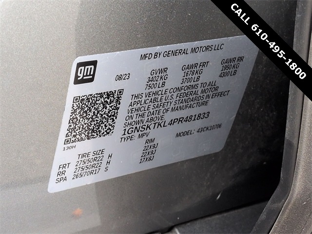 2023 Chevrolet Tahoe High Country for sale at PATRIOT CHEVROLET OF LIMERICK