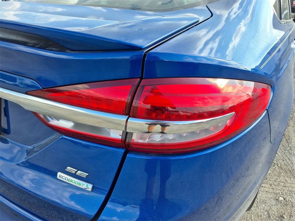 2017 Ford Fusion SE Blue at DeMontrond Automotive Group
