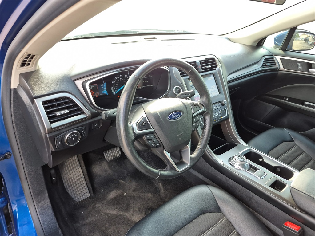 2017 Ford Fusion SE Blue at DeMontrond Automotive Group